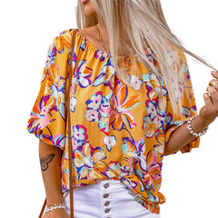 Women's Summer New Fashion Chiffon Pullover Shirt