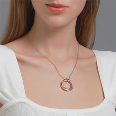 Girl Power Pendant Necklace Clavicle Chain